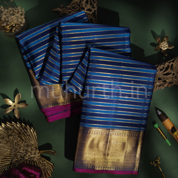 Vijaya Ananda Pure Zari Kanjivaram Silk Saree