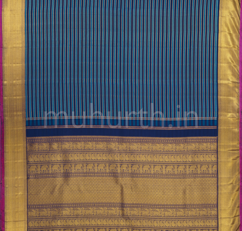 Vijaya Ananda Pure Zari Kanjivaram Silk Saree