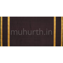 Load image into Gallery viewer, Mustard Pure Zari Kanjivaram Silk Saree with Pakku