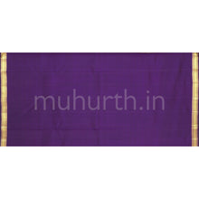 Load image into Gallery viewer, Dark Magenta Pure Zari Kanjivaram Silk Saree