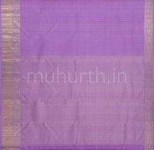 Load image into Gallery viewer, Lavender Pure Kanjivaram Silk Saree