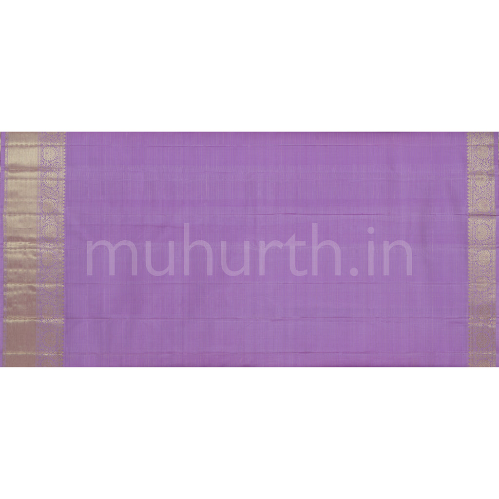 Lavender Pure Kanjivaram Silk Saree