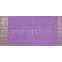 Load image into Gallery viewer, Lavender Pure Kanjivaram Silk Saree