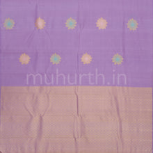 Load image into Gallery viewer, Lavender Pure Kanjivaram Silk Saree