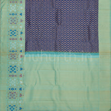 Load image into Gallery viewer, Vijaya Pure Kanjivaram Silk Saree with Ananda Blue