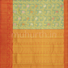 Load image into Gallery viewer, Rexona Tissue Pure Kanjivaram Silk Saree with Red