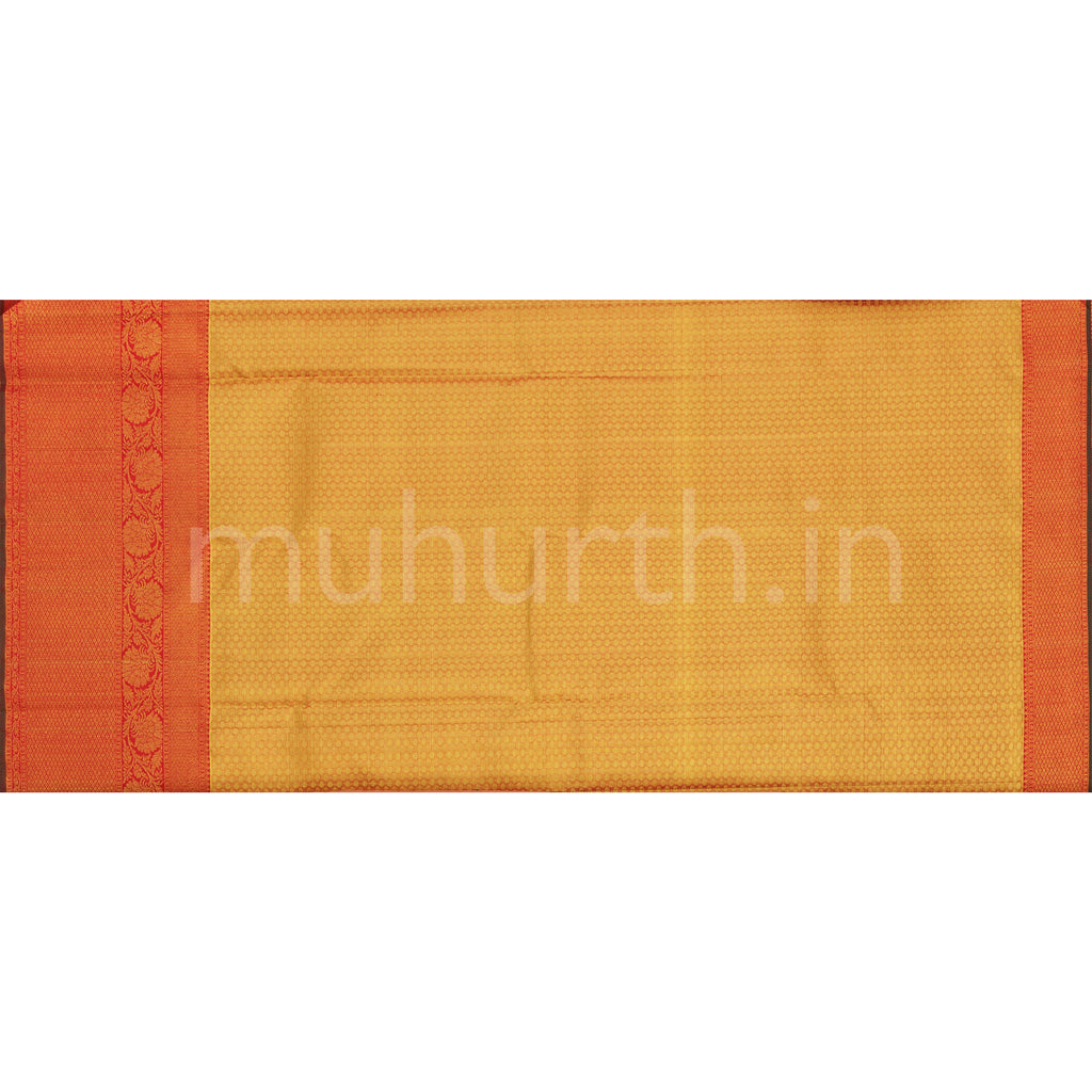 Rexona Tissue Pure Kanjivaram Silk Saree with Red