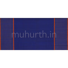 Load image into Gallery viewer, Off-White Pure Zari Kanjivaram Silk Saree with Violet