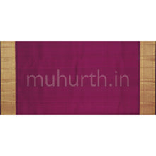 Load image into Gallery viewer, Light Pink Pure Kanjivaram Silk Saree with Magenta
