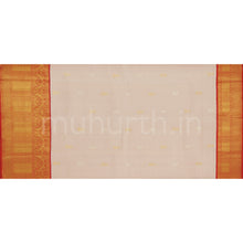 Load image into Gallery viewer, Red Pure Kanjivaram Silk Saree