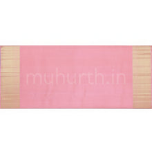 Load image into Gallery viewer, Magenta Pure Kanjivaram Silk Saree with Peach