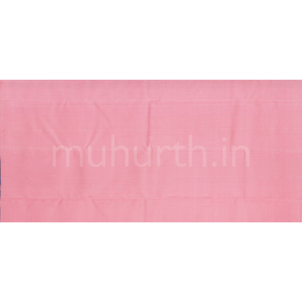 Dark Sapphire Blue Pure Kanjivaram Silk Saree