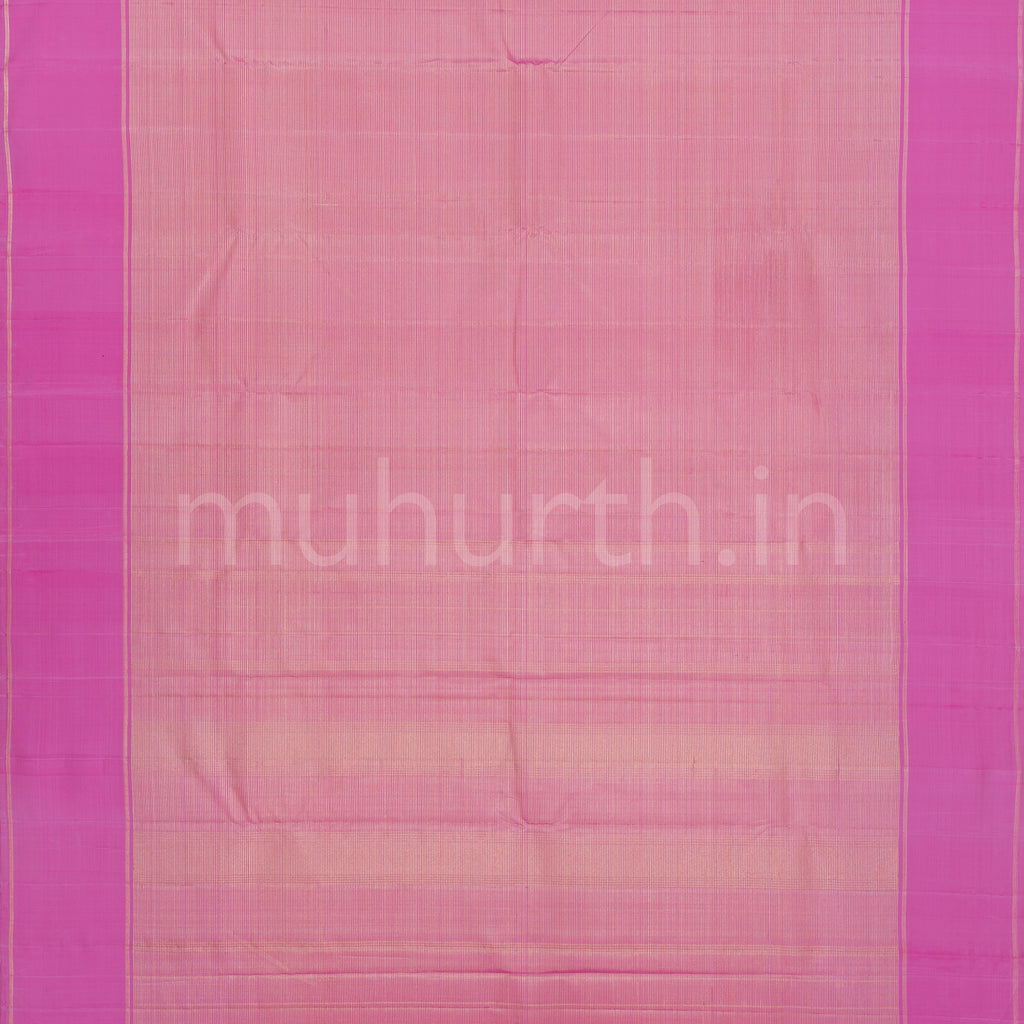 Light Pink Oosi-Tissue Pure Kanjivaram Silk Saree
