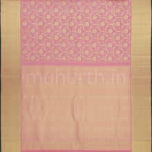 Load image into Gallery viewer, Baby Peach Pure Kanjivaram Silk Saree