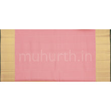 Load image into Gallery viewer, Baby Peach Pure Kanjivaram Silk Saree