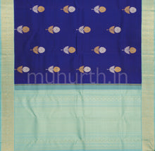 Load image into Gallery viewer, Violet Pure Kanjivaram Silk Saree Rexona