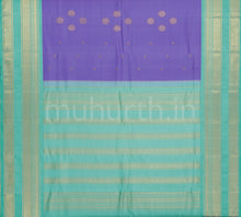 Load image into Gallery viewer, Lavender Pure Kanjivaram Silk Saree with Rexona