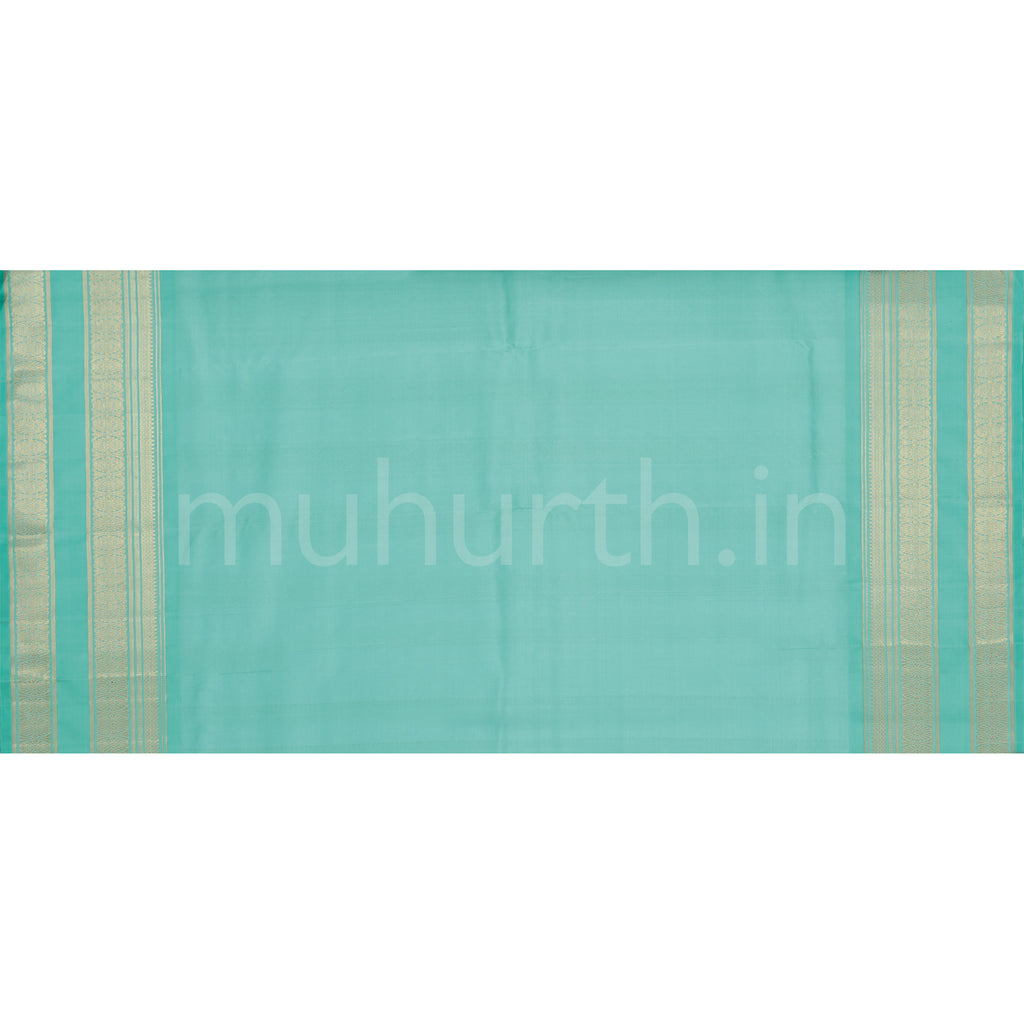 Lavender Pure Kanjivaram Silk Saree with Rexona