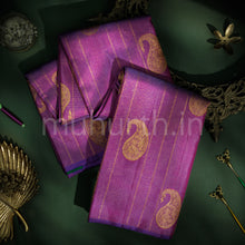 Load image into Gallery viewer, Magenta Pure Kanjivaram Silk Saree