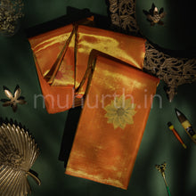Load image into Gallery viewer, Red Organza Tissue Kanjivaram Silk Saree