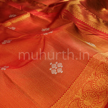 Load image into Gallery viewer, Bridal Red Kanjivaram Silk Saree