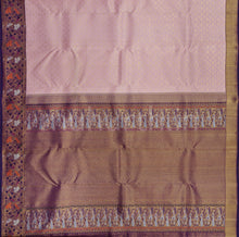 Load image into Gallery viewer, Light Pink Meenakari Pure Kanjivaram Silk Saree with Meenakshi