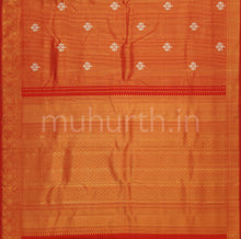 Load image into Gallery viewer, Bridal Red Kanjivaram Silk Saree