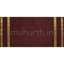 Load image into Gallery viewer, Multi-Colour Kora Organza Pure Kanjivaram Silk Saree with Pakku