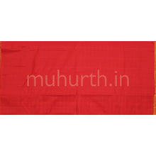Load image into Gallery viewer, Red Organza Tissue Kanjivaram Silk Saree