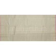 Load image into Gallery viewer, Pakku Pure Meenakari Kanjivaram Silk Saree with Off-White