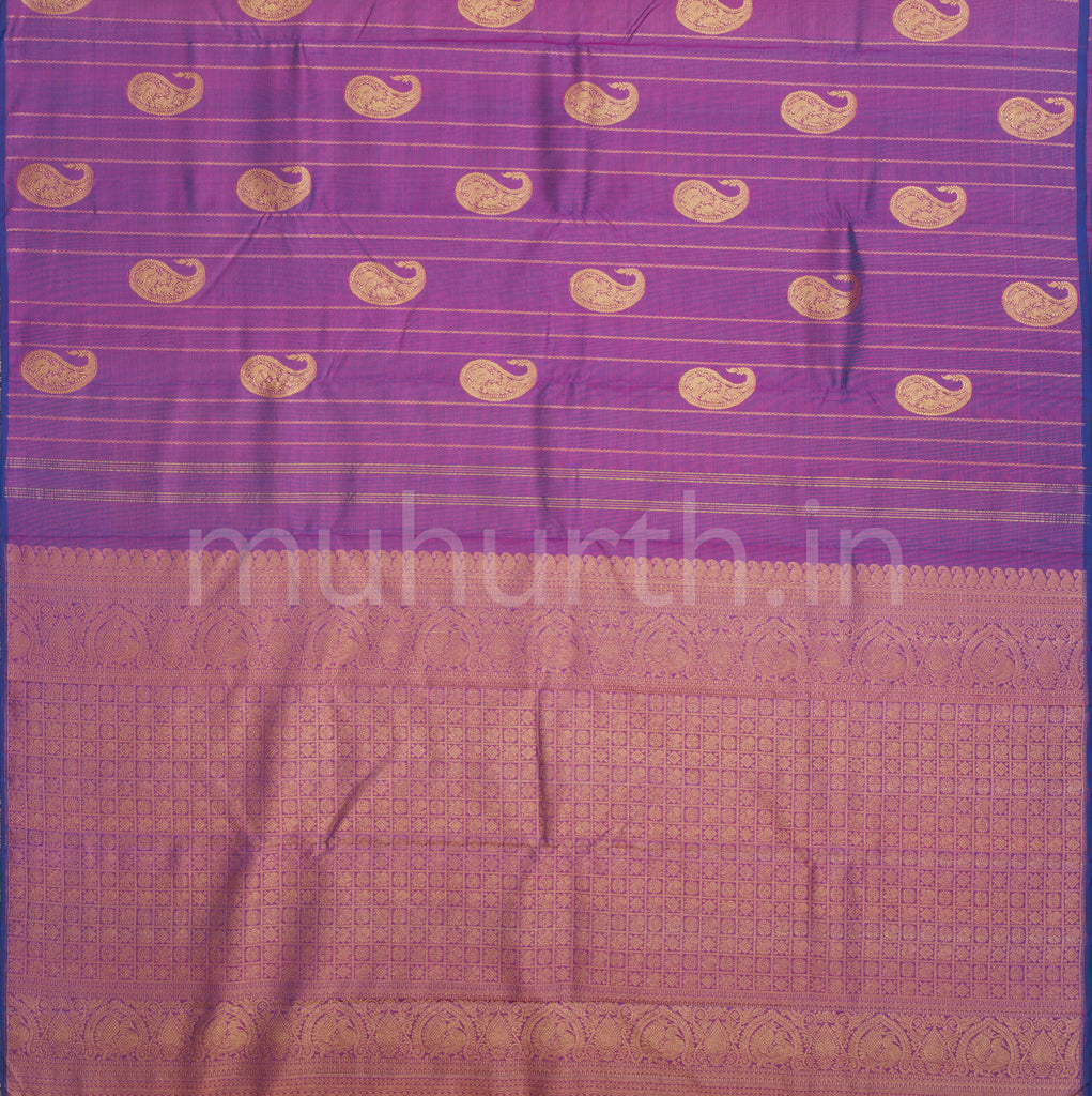 Magenta Pure Kanjivaram Silk Saree