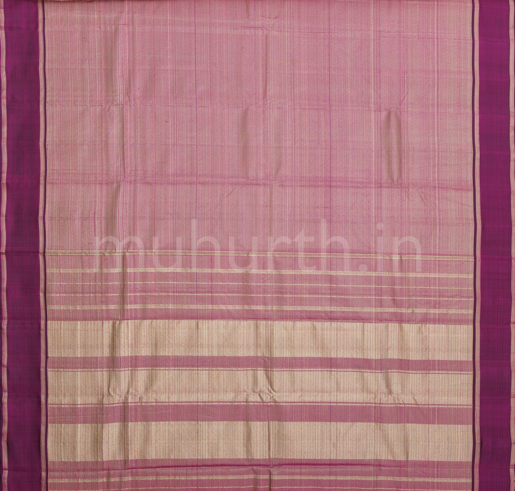 Magenta Pure Kanjivaram Silk Saree