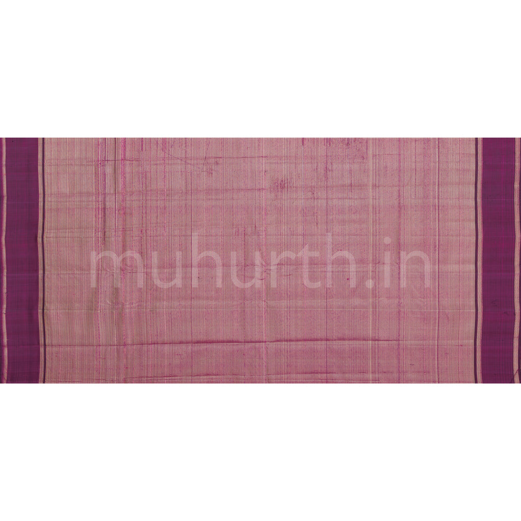 Magenta Pure Kanjivaram Silk Saree