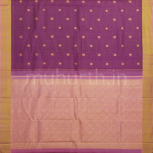 Load image into Gallery viewer, Magenta Pure Kanjivaram Silk Saree with Pink