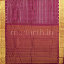 Load image into Gallery viewer, Maroon Pure Kanjivaram Silk Saree