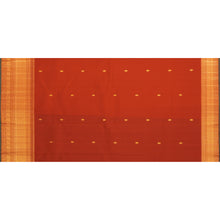 Load image into Gallery viewer, Sea Green Pure Kanjivaram Silk Saree with Red