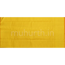 Load image into Gallery viewer, Pink Pure Kanjivaram Silk Saree with Golden Mustard