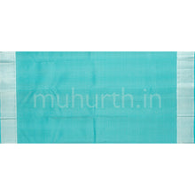 Load image into Gallery viewer, Sea Green Pure Kanjivaram Silk Saree with Ananda