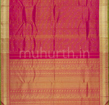 Load image into Gallery viewer, Rose Pure Zari Tissue Kanjivaram Silk Saree