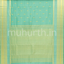 Load image into Gallery viewer, Sea Green Kanjivaram Silk Saree