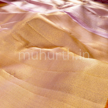 Load image into Gallery viewer, Peach Kanjivaram Silk Saree