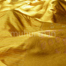 Load image into Gallery viewer, Kanjivaram Golden Mustard Silk Saree