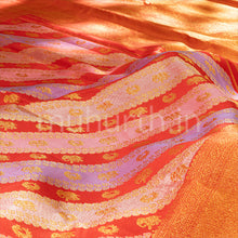 Load image into Gallery viewer, Kanjivaram Red Rangkat Silk Saree