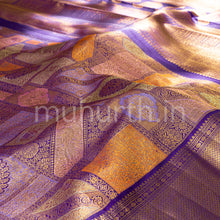 Load image into Gallery viewer, Kanjivaram Magenta Silk Saree