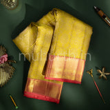 Sampanga Kanjivaram Silk Saree with Peach