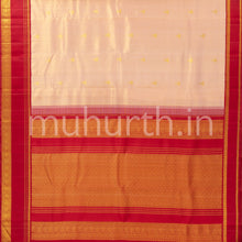 Load image into Gallery viewer, Pink Tissue Kanjivaram Silk Saree with Maroon