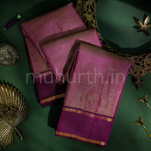 Load image into Gallery viewer, Magenta Pure Kanjivaram Silk Saree