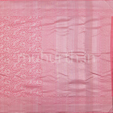 Load image into Gallery viewer, Kanjivaram Flamingo Pink Silk Saree