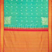 Load image into Gallery viewer, Kanjivaram Rexona Silk Saree with Red