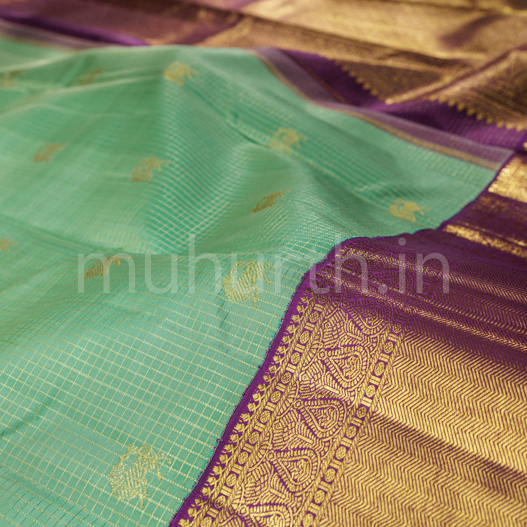 Rexona Pure Kanjivaram Silk Saree with Meenakshi